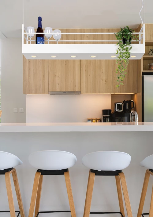 Lucide MIRAVELLE - Suspension - 6xGU10 - Blanc - ambiance 2